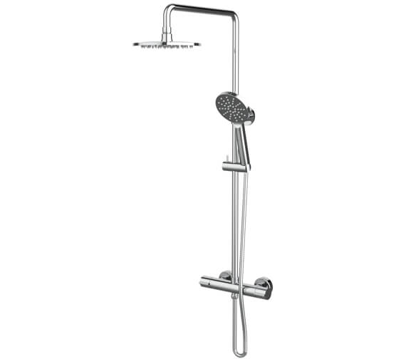 Saneux Cos 2 Way Chrome Thermostatic Shower Kit