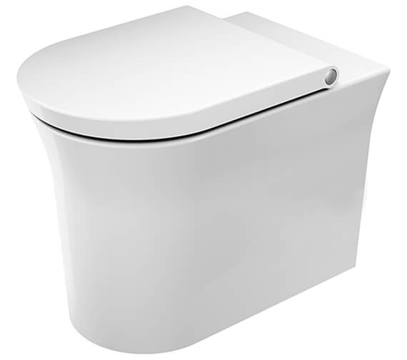 Duravit White Tulip 370 x 580mm Back To Wall Rimless Toilet 2001090000