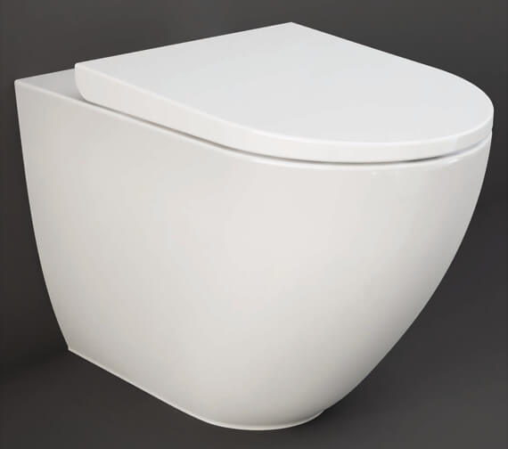 RAK Ceramics Des Back-To-Wall Rimless WC Pan With Hidden Fixation