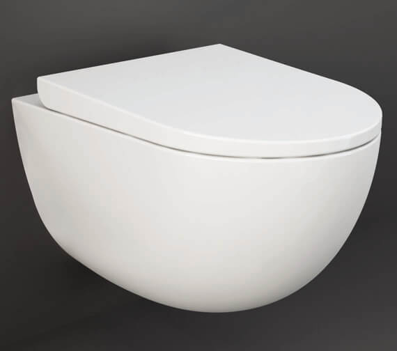 RAK Ceramics Des Wall-Hung Rimless WC Pan With Hidden Fixation
