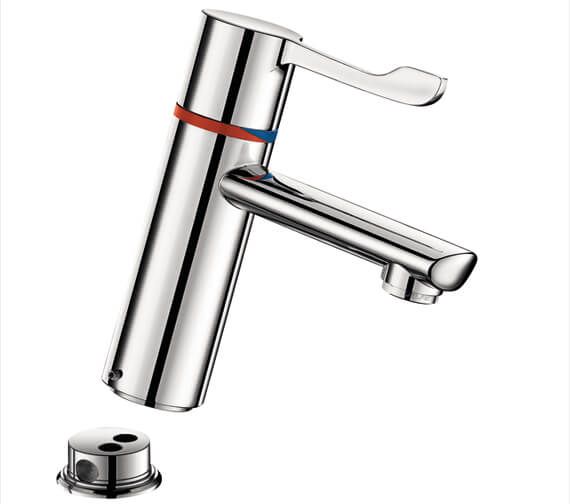 Alternate image of Delabie Securitherm Deck Mounted Removable Bioclip Thermostatic Basin Mixer Tap