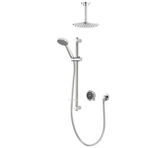 Aqualisa Quartz Touch Digital Concealed Shower Valve With Kit And Ceiling Head