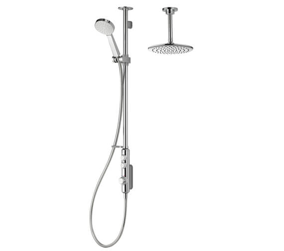 Aqualisa iSystem Smart Exposed Shower With Ceiling Fixed Head
