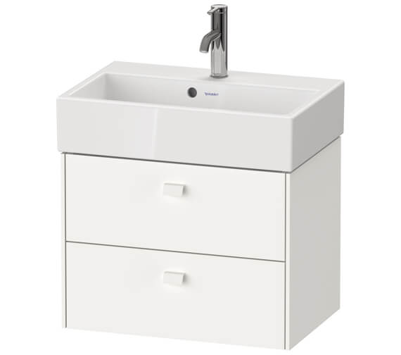 Duravit Brioso 584mm x 442mm 2 Drawer Wall Mounted Compact Vanity Unit For Vero Air Basin