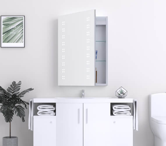 Kartell K-Vit Kandy Bathroom LED Mirror Cabinet