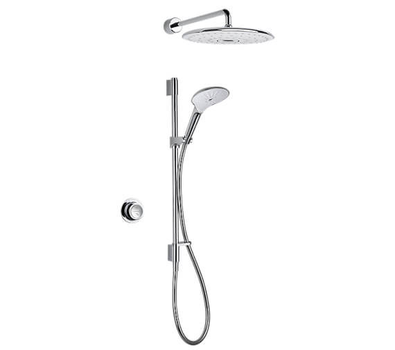 Mira Mode Maxim Concealed Dual Thermostatic Digital Mixer Shower White-Chrome