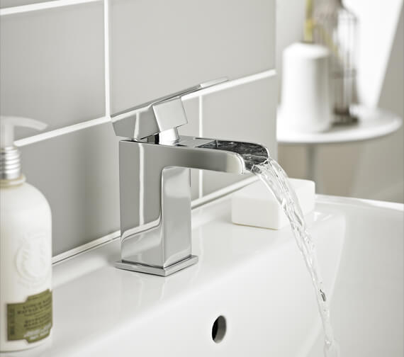 Kartell K-Vit Phase Chrome Basin Mixer Tap With Click Waste