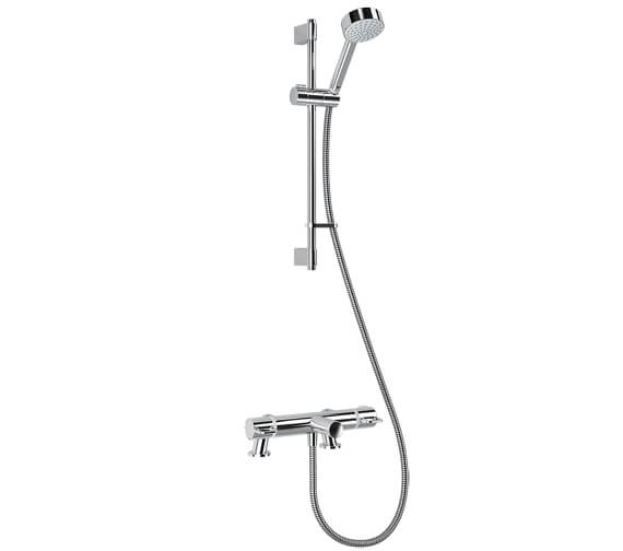 Mira Assist Bath Shower Mixer Tap With Slide Rail Chrome And Hand Shower