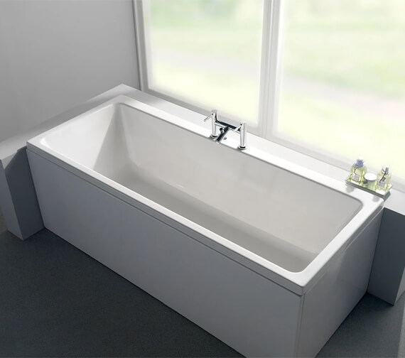 Carron Quantum Duo Double Ended White Acrylic Bath 5mm - 1700 x 800mm