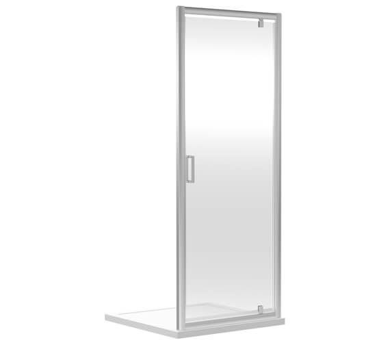 Nuie Rene 1850mm High 6mm Glass Pivot Shower Door