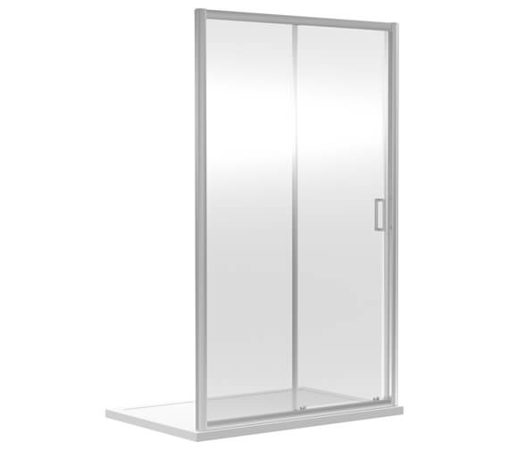 Nuie Rene 1850mm High 6mm Glass Sliding Shower Door