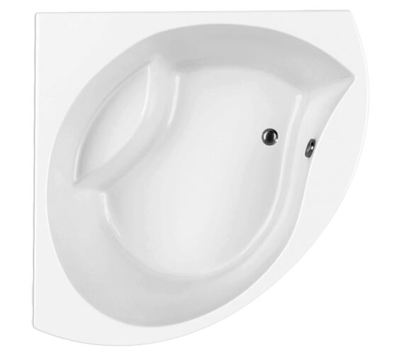 Carron Tranquility Small Acrylic White Corner Bath 1300 x 1300mm - 5mm
