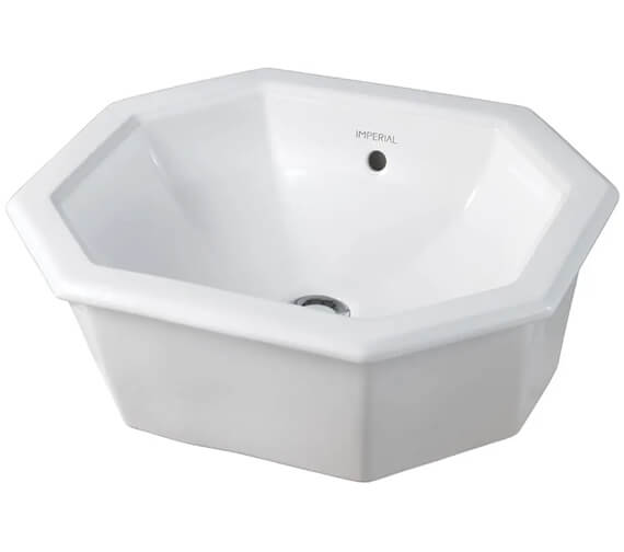 Imperial Astoria Deco 500mm White Inset Basin - AS1IB01030