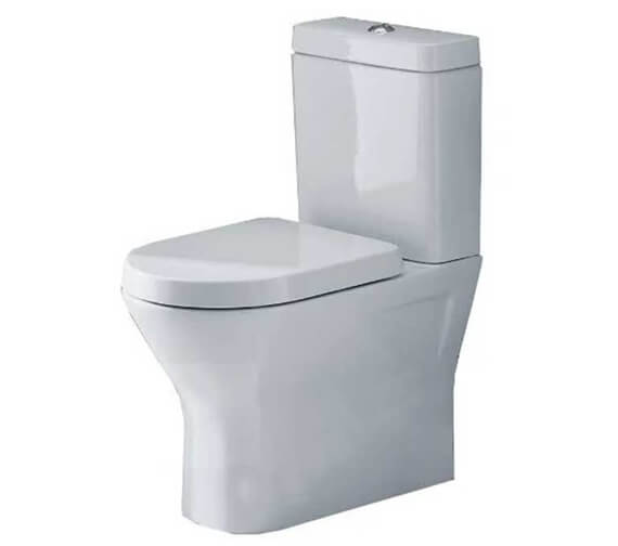 Essential IVY White Close Coupled Back To Wall Pan With Cistern And Seat