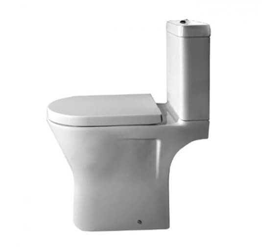 Essential IVY Close Coupled White WC Pan With Cistern And Soft Close Seat