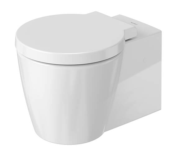 Duravit Starck 1 White Wall Mounted Toilet With Seat And Cover