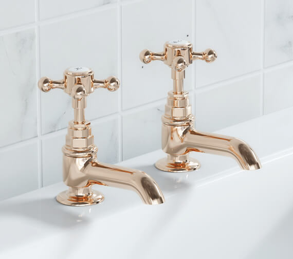 Tre Mercati Allora Pair Of Basin Taps - 10010-CR