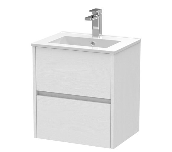 Hudson Reed Havana Wall Hung 2 Drawer Vanity Unit And Basin - HAV2102B.