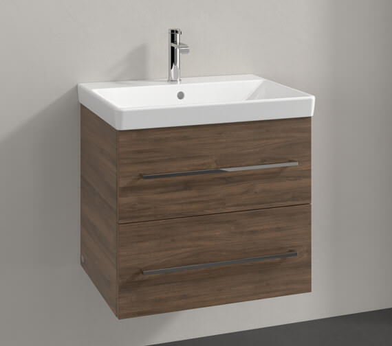 Villeroy And Boch Avento 514 x 484mm 2 Drawer WallMounted Vanity Unit