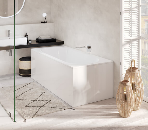 Villeroy And Boch Oberon 1900mm x 900mm Double Ended Standard Bath.