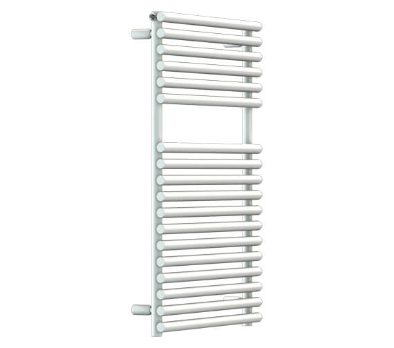 Bisque Straight Fronted Towel Radiator