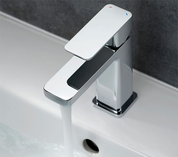 Vado Phase Deck Mounted Single Lever Basin Mixer Tap