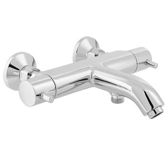 Vado Celsius Wall Mounted Chrome Thermostatic Bath Shower Mixer Tap