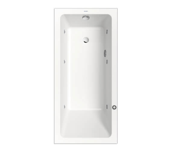 Duravit No.1 Single Ended Rectangle Jet Project Whirlpool Bath