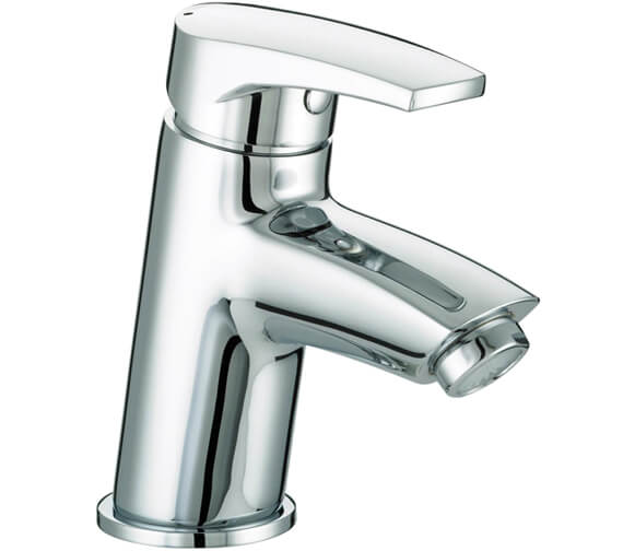 Bristan Orta Deck Mounted Chrome Basin Mixer Tap With Clicker Waste