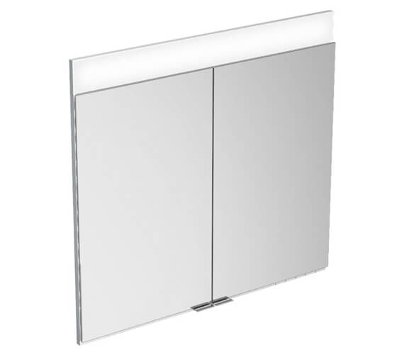 Keuco Edition 400 Recessed 2-Door Mirror Cabinet With LED Light And Mirror Heating