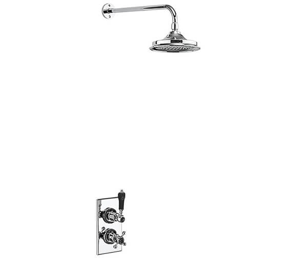 Burlington Trent Concealed Thermostatic Valve With Shower Head And Arm