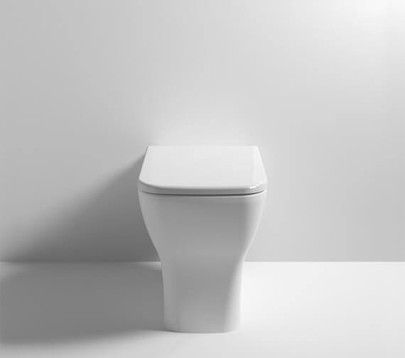 Nuie Ava Rimless Back To Wall White WC Pan And Seat
