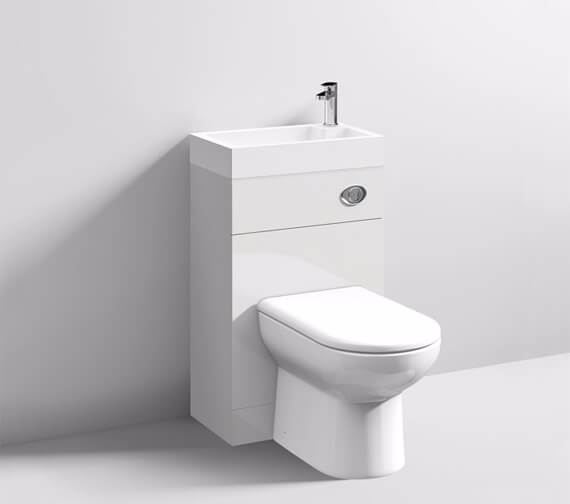 Nuie Mayford 500mm Floor Standing 2 In 1 WC Unit With Basin