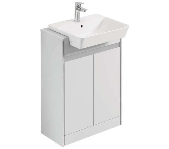 Ideal Standard Concept Air 600mm Free Standing Gloss White Semi-Countertop Unit