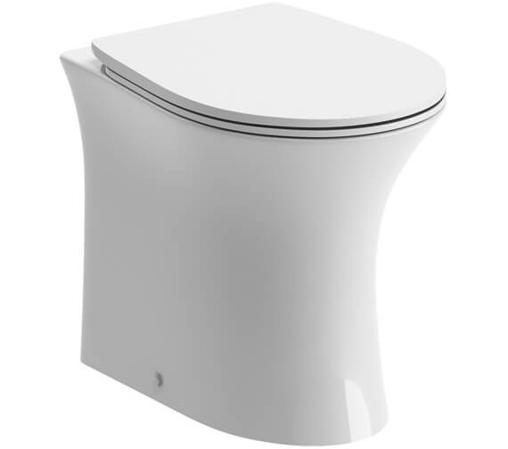 Joseph Miles Sandro Rimless Back To Wall Whit WC Pan With Soft Close Seat