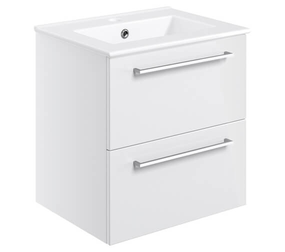 Joseph Miles Volta Wall-Hung Two Drawers Vanity Unit And Basin
