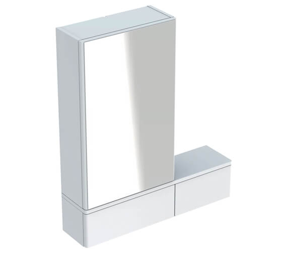 Geberit Selnova Square Mirror Cabinet With Two Pull-Down Door