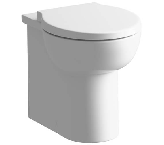 Joseph Miles Mimosa Back To Wall White WC Pan With Soft Close Seat