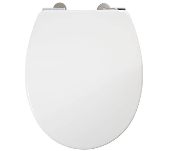 Croydex Haughton Easy Fix Anti Bacterial Soft Close Toilet Seat WL400122H