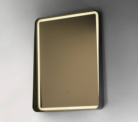 Joseph Miles Cante 600 x 800mm Black Edge-Lit Mirror