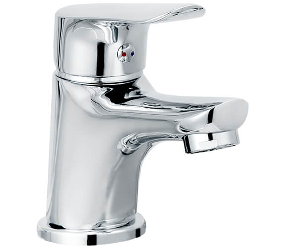 Bristan Aster Chrome Basin Mixer Tap With Clicker Waste