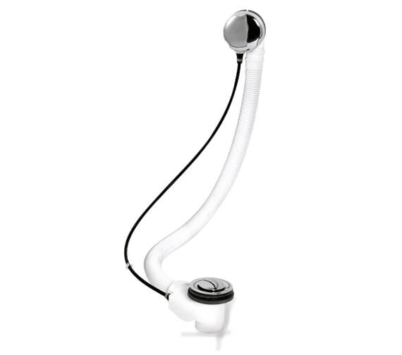 Nuie Extended Chrome Bath Pop-Up Waste And Overflow - EA333