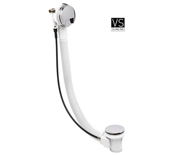 Crosswater 1000mm Extended Bath Filler With Pop-Up Waste