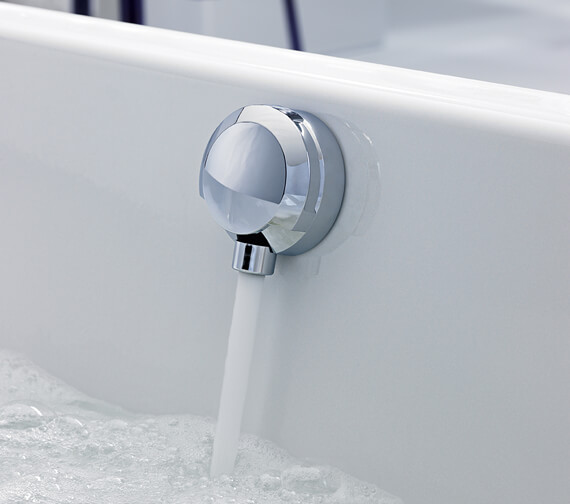 Geberit Large Bath Drain With Ready-To-Fit Set And Straight Connector
