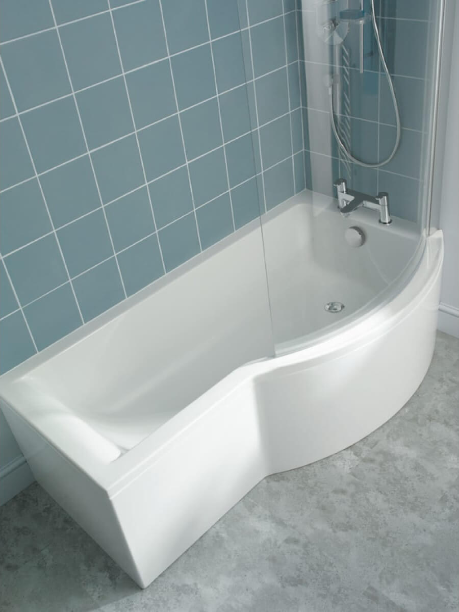 Ideal Standard Concept 1700 x 900mm White Right Hand Idealform Plus Shower Bath