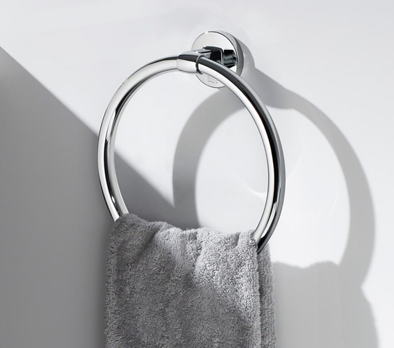 Roca Hotels 2.0 Polished Finish Towel Ring 210mm Diameter
