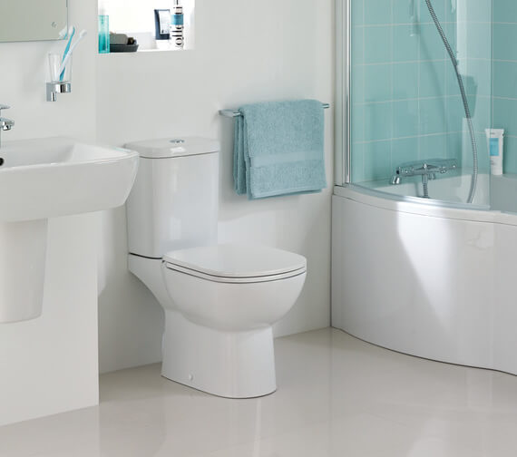 Ideal Standard Tempo White Close Coupled WC Pan With Vertical Outlet 665mm