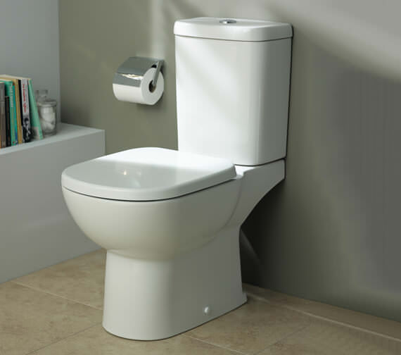 Ideal Standard Tempo White Close Coupled WC Pan - Horizontal Outlet