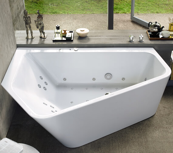 Duravit Paiova 5 Corner Bath With Panel And Support Frame