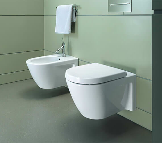 Duravit Starck 2 370 x 540mm White Wall Mounted Toilet